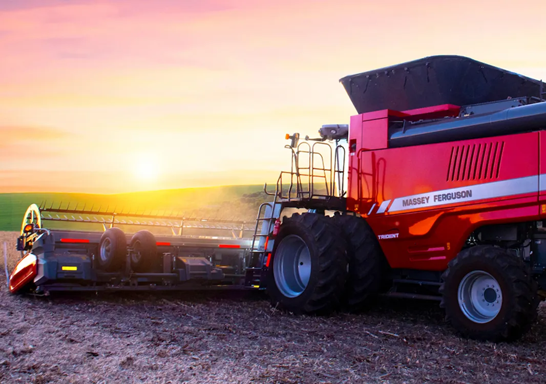 Máquina de colheita Massey Ferguson